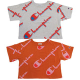 Champion Life Women's Printed Cropped Tee, Dropshadow ThatShoeStore