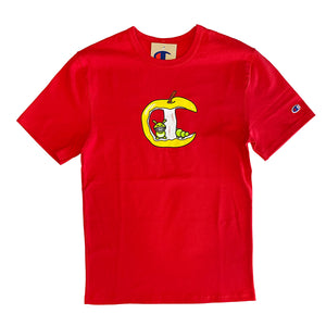 Champion Men's Apple Core C & Worm Heritage Tee