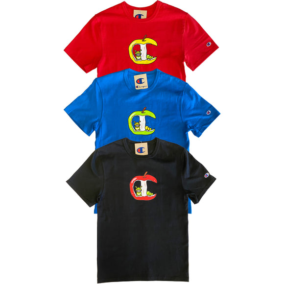 Champion Men's Apple Core C & Worm Heritage Tee