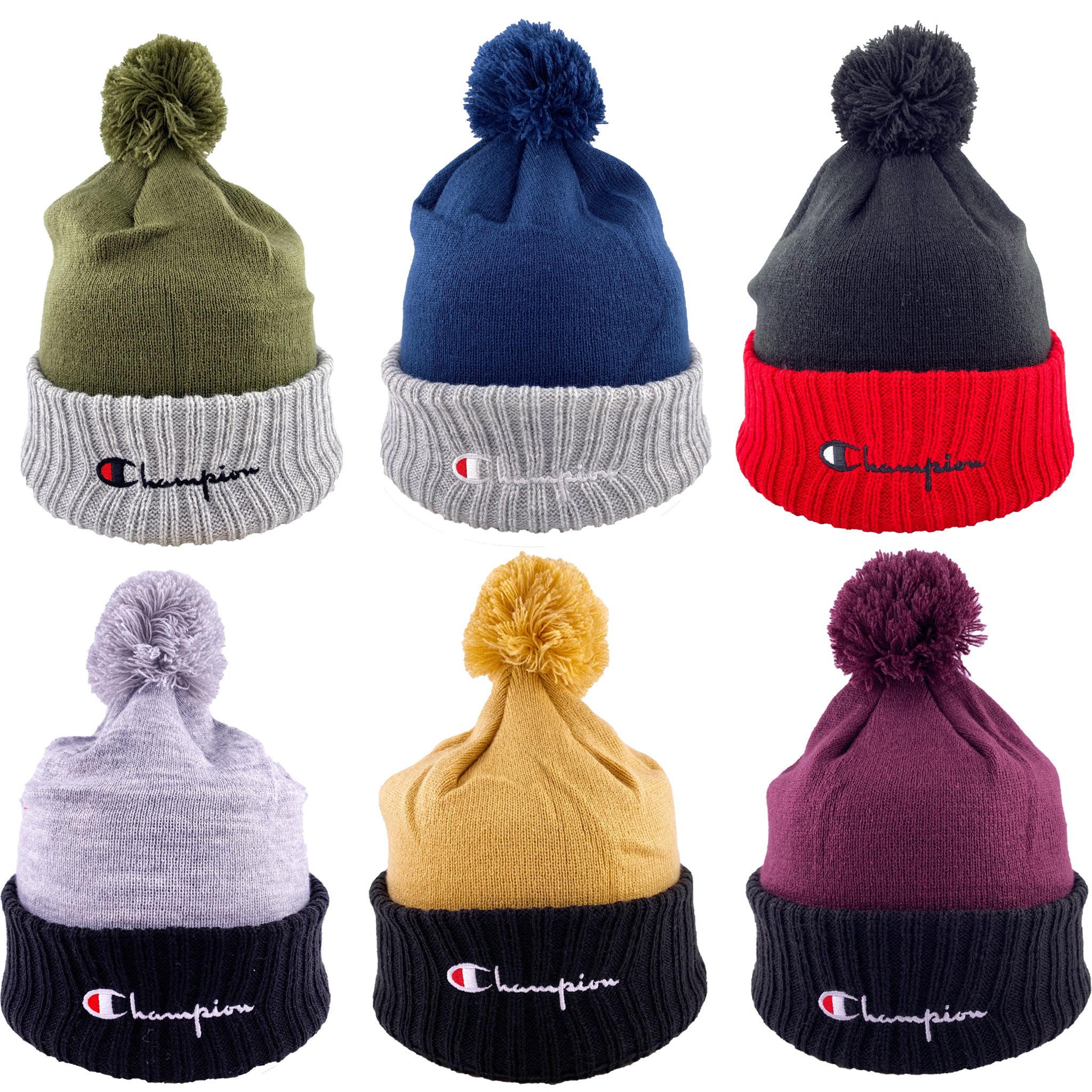 Champion Men\'s Beanie with Pom – That Shoe Store and More