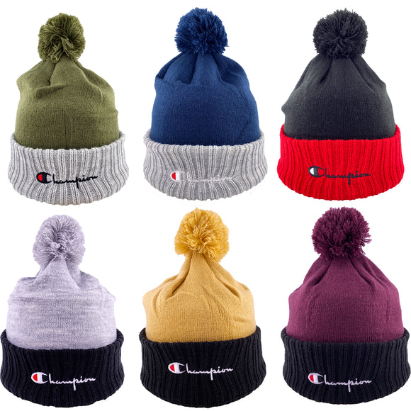 Champion Men's Beanie with Pom