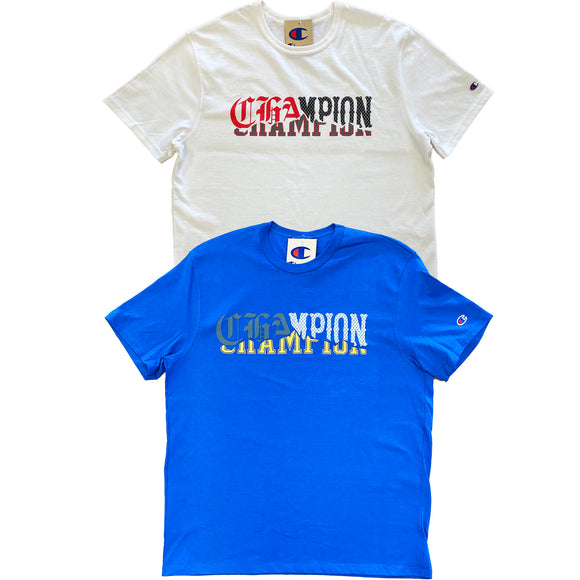 Champion Men’s Mashup Fonts Heritage Tee