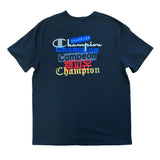 Champion Men’s Multi-Language Logos Heritage Tee ThatShoeStore