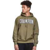Champion Men's Ombre Block Applique Logo Reverse Weave Hoodie ThatShoeStore