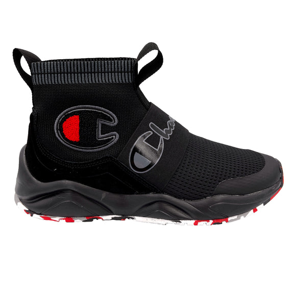 Champion Men's Black/Scarlet Rally Pro Shoes CP101680M