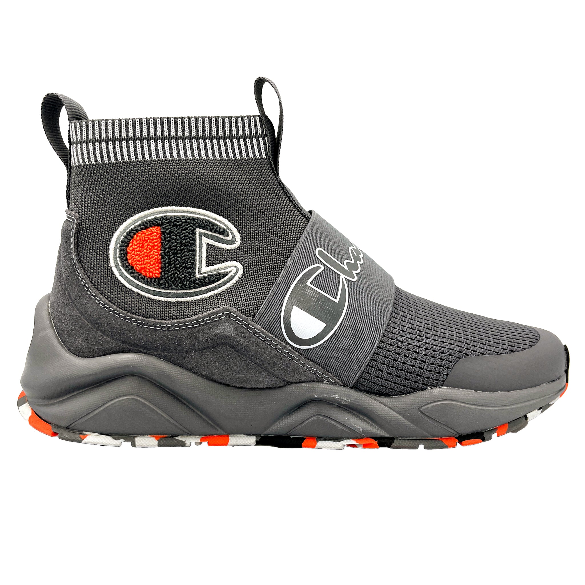 sælger Ekstrem fattigdom spade Champion Men's Grey/Orange Rally Pro Shoes CP101682M – That Shoe Store and  More