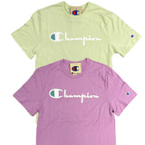 Champion Men's Script Logo Lightweight Short Sleeve T-Shirt ThatShoeStore