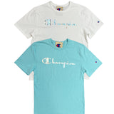 Champion Men's Foil Script Heritage Short Sleeve T-Shirt ThatShoeStore
