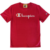 Champion Men's Script Logo Short Sleeve Tee T-Shirt ThatShoeStore