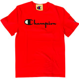 Champion Men's Script Logo Short Sleeve Tee T-Shirt ThatShoeStore