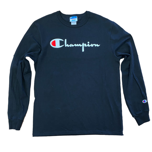 Champion Men’s Vintage Logo Heritage Long Sleeve Tee