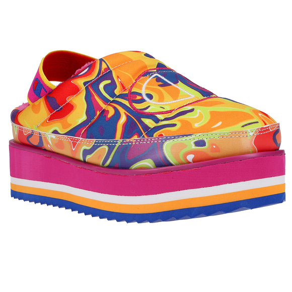 Champion Women's Hot Stuff Platform Sling Back Liquid Slippers