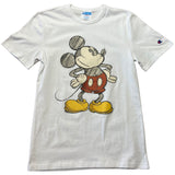 Champion X Disney Mickey Mouse Sketch Logo Crew Neck Tee T-Shirt ThatShoeStore