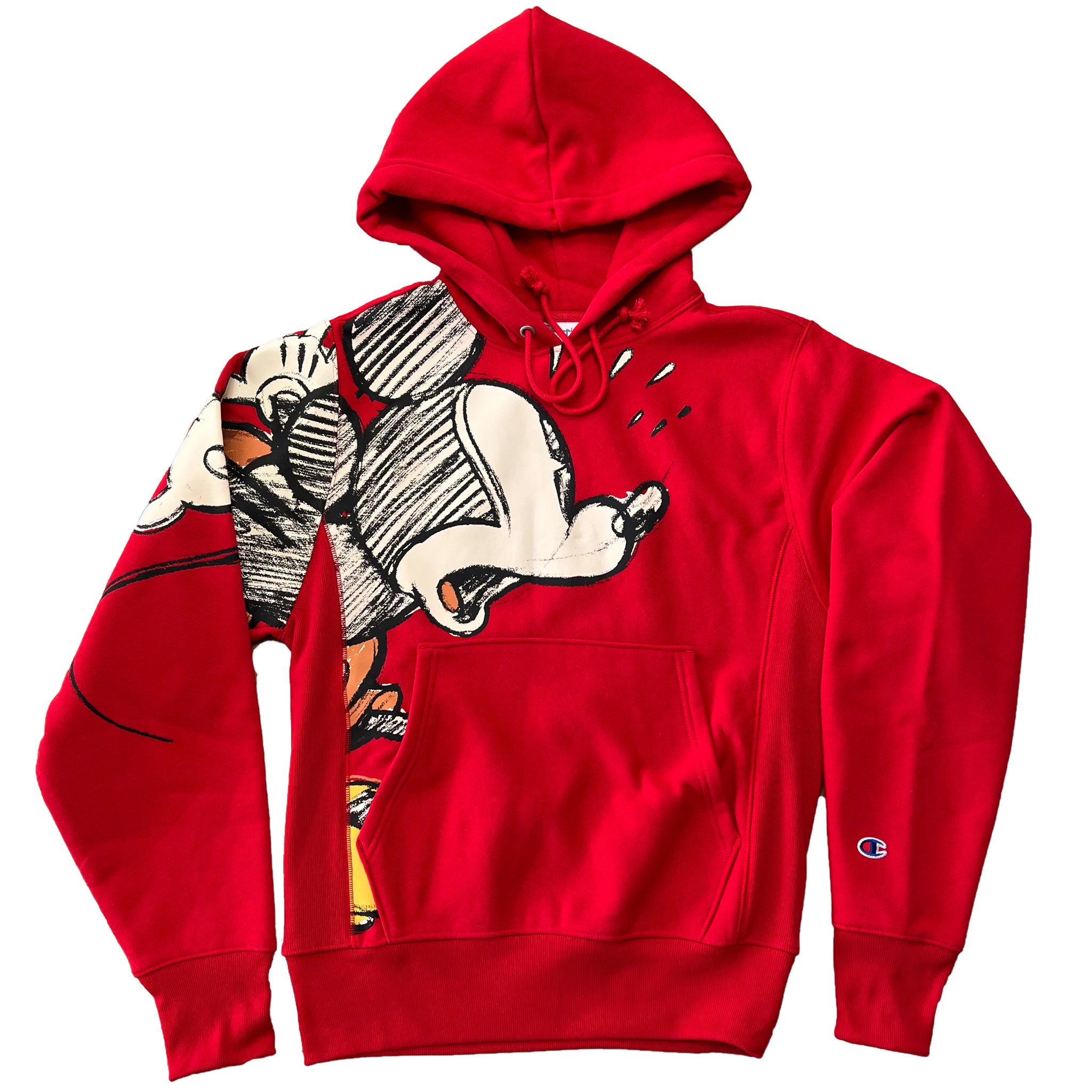 Champion X Disney Mickey Mouse Wraparound Reverse Weave Hoodie or