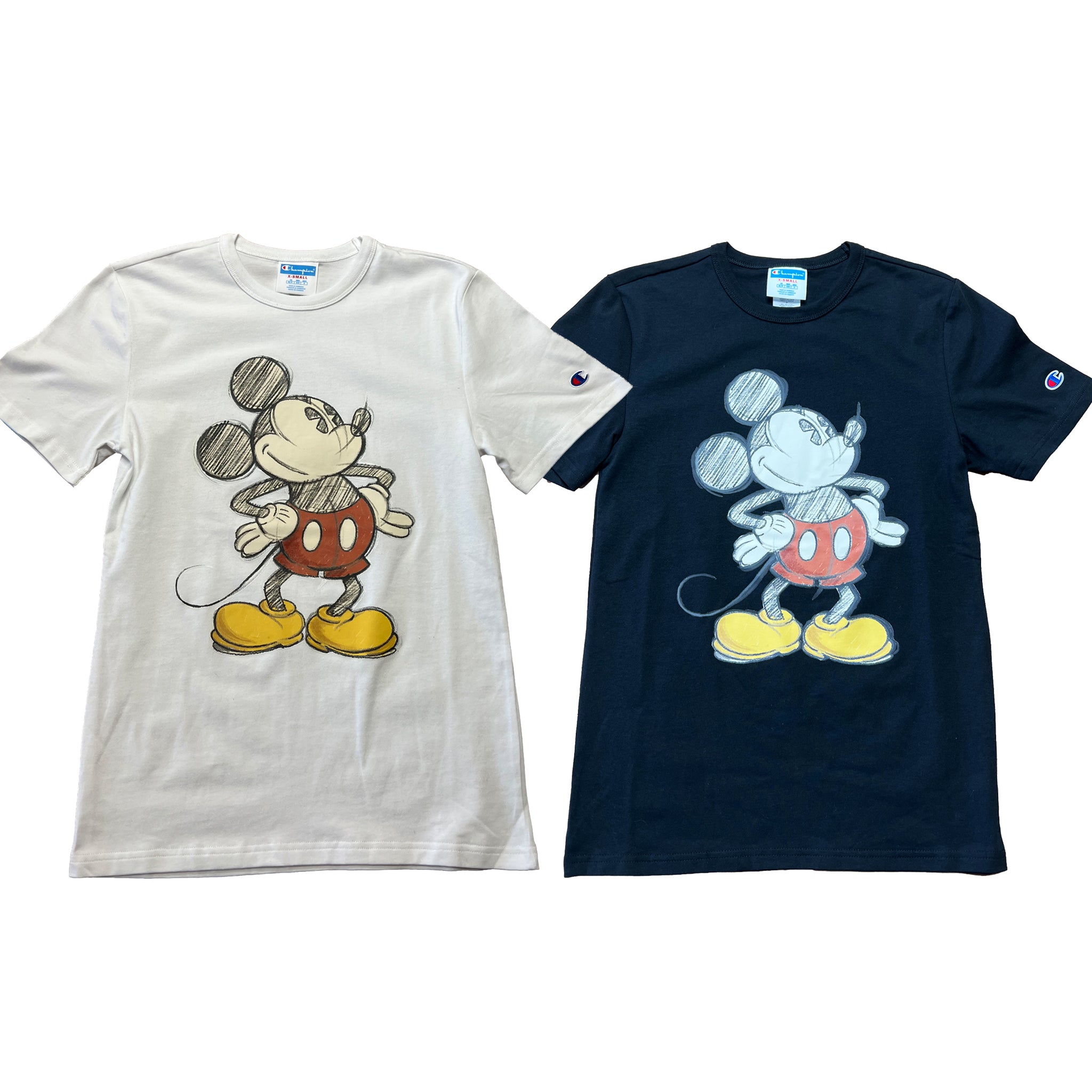Champion Mens x Disney T Shirt Black Size S