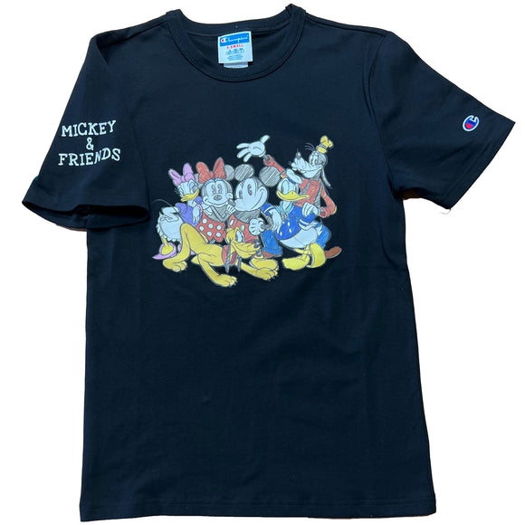 Champion X Disney Mickey Minnie Donald Daisy Goofy Friends Tee T-Shirt