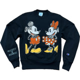 Champion X Disney Mickey Minnie Mouse Reverse Weave Crew Neck Sweatshirt ThatShoeStore