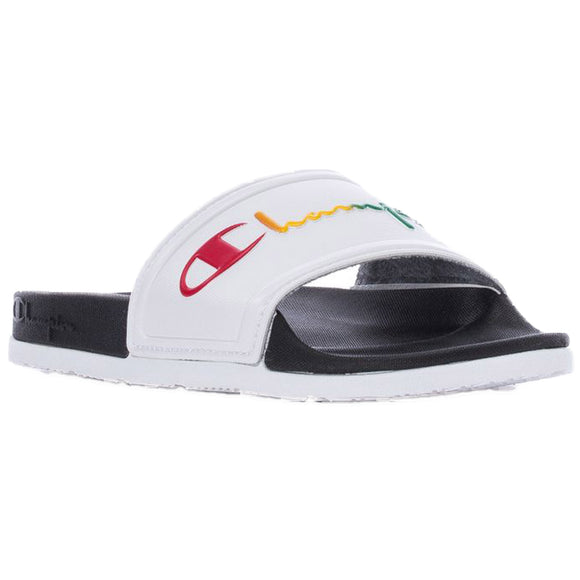Champion Women's IPO Squish White Rainbow Sandals CP101154W