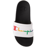 Champion Women's IPO Squish White Rainbow Sandals CP101154W ThatShoeStore