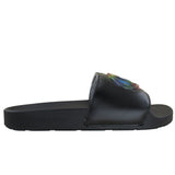 Champion Women's IPO Jellie Black Multi Rainbow Logo Sandals ThatShoeStore