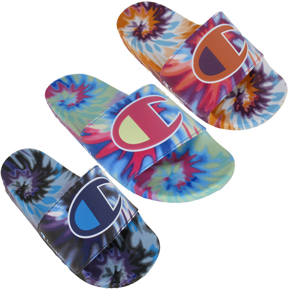 tie dye slides champion