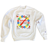 Champion x Hasbro Twister Men's Spinner Reverse Weave Crew Sweatshirt ThatShoeStore
