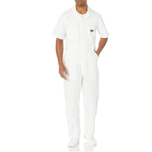 Dickies Men's 33999 Short Sleeve Coveralls White