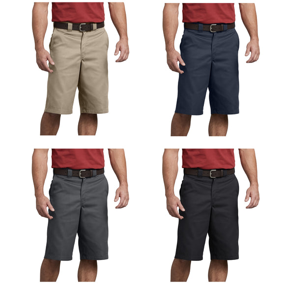 Dickies Mens 42283F Flex Loose Fit Multi-use Pocket Work Shorts 13
