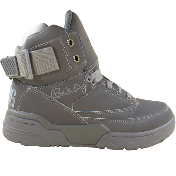 Patrick Ewing Athletics Men's 33 Hi Silver Reflective Athletic Basketball Shoes