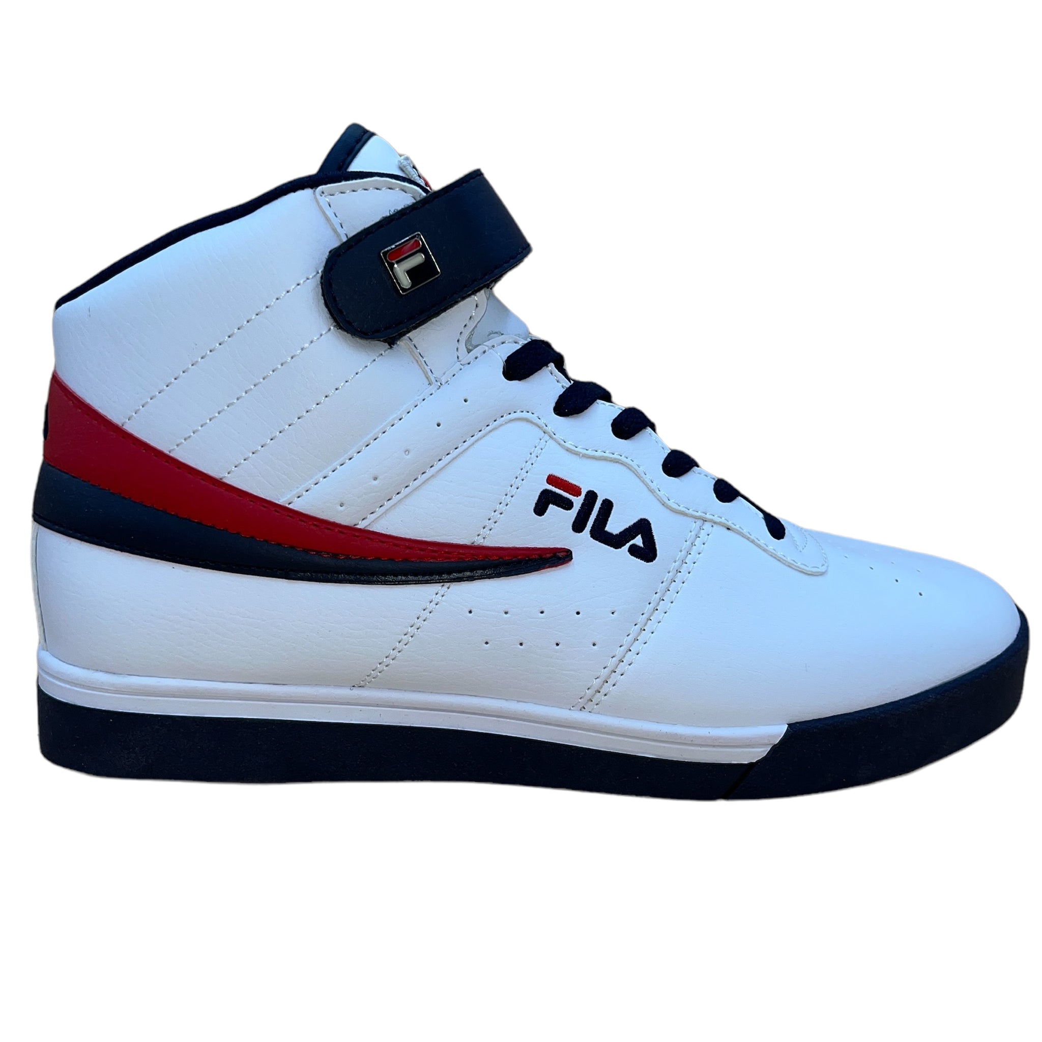 TVstation Kan ikke lide studieafgift Fila Men's Vulc 13 Mid White Navy Red Casual Shoes 1SC60526-125 – That Shoe  Store and More