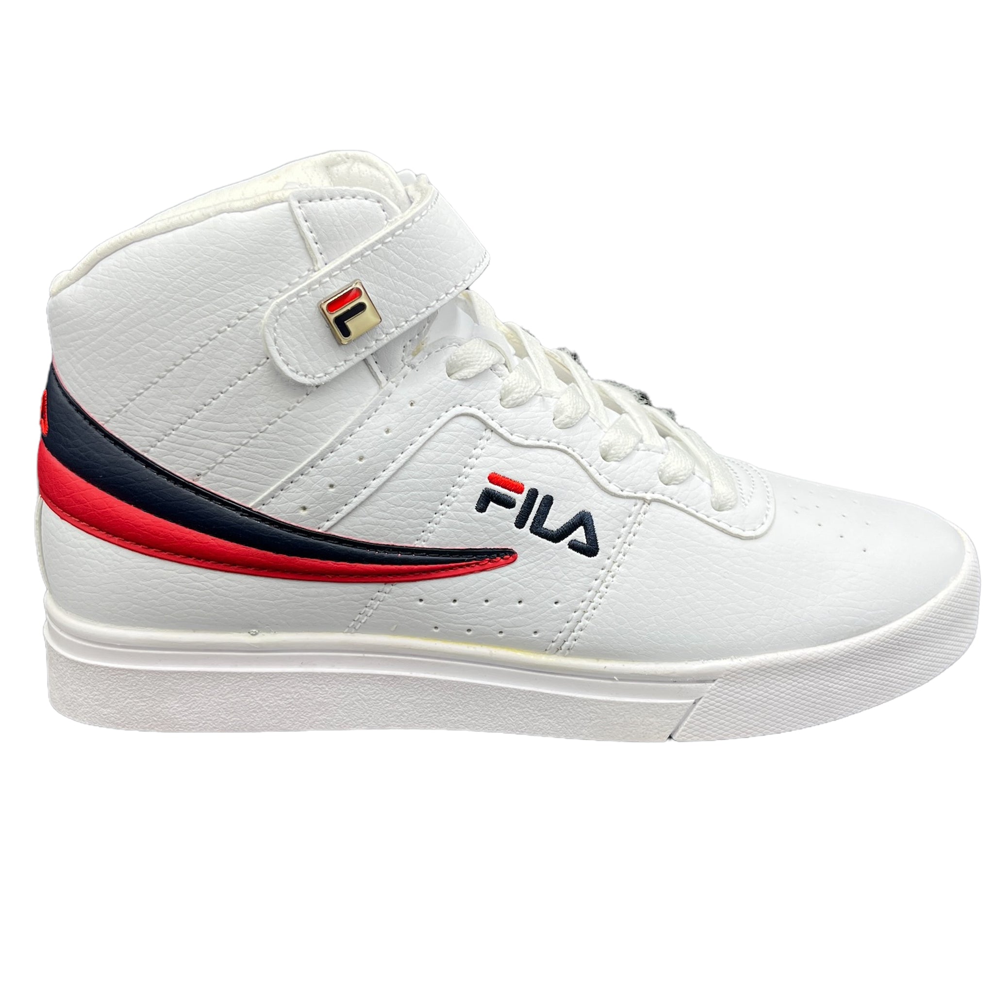 Men's Vulc 13 Mid White Navy Red Casual Shoes – That Shoe Store and More