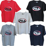 Fila Men's Abstract Oval Logo T-Shirt SM933692 ThatShoeStore