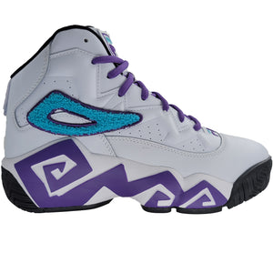 Fila Men's MB Chenille Jamal Retro Basketball Shoes White / B – That Shoe Store and More