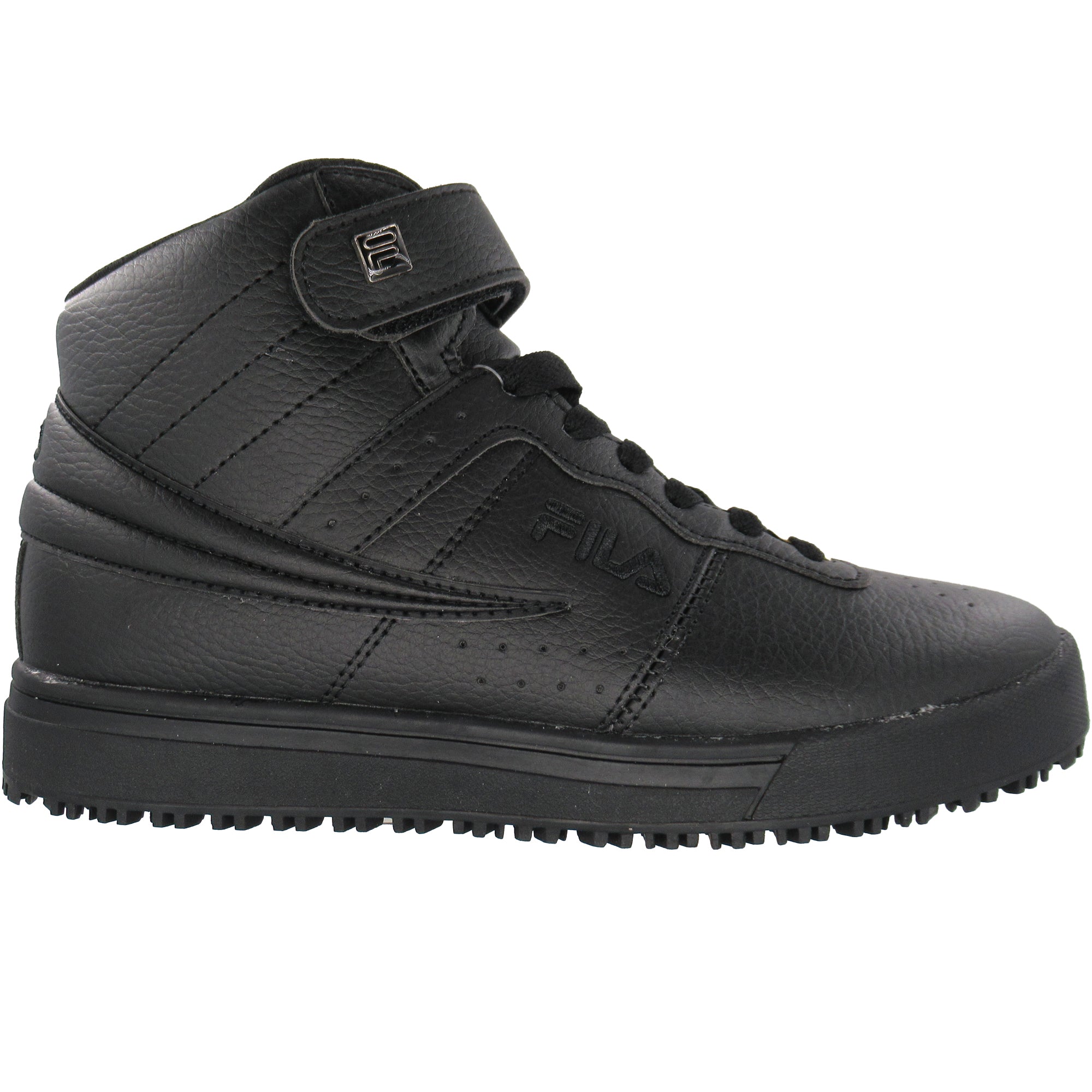 All black fila high tops online