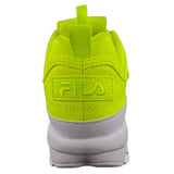 Fila Women's Disruptor II Applique Safety Yellow Casual Shoes ThatShoeStore