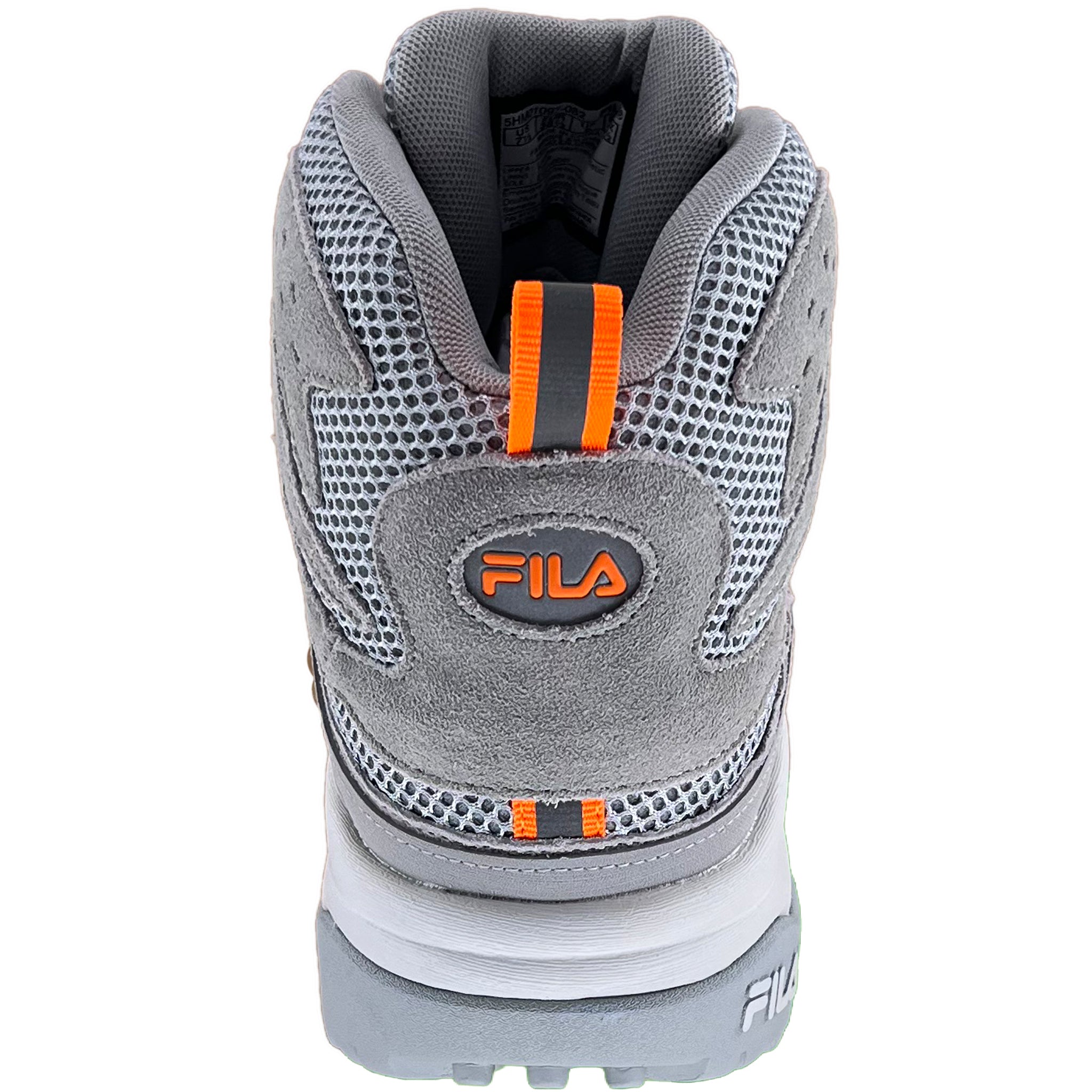 Fila Women s Ranger Boots Casual Sneaker Boot Grey Orange 5HM01097 082 That Shoe Store and More