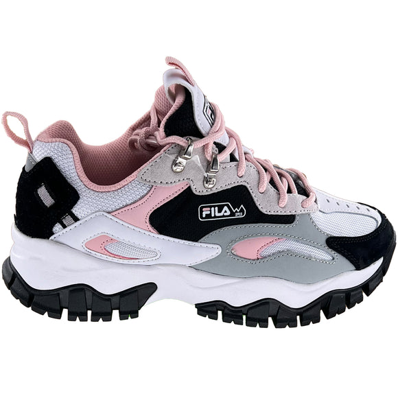 Fila Women's Ray Tracer Tr 2 Casual Trail Shoes White Black Pink 5RM01256-120
