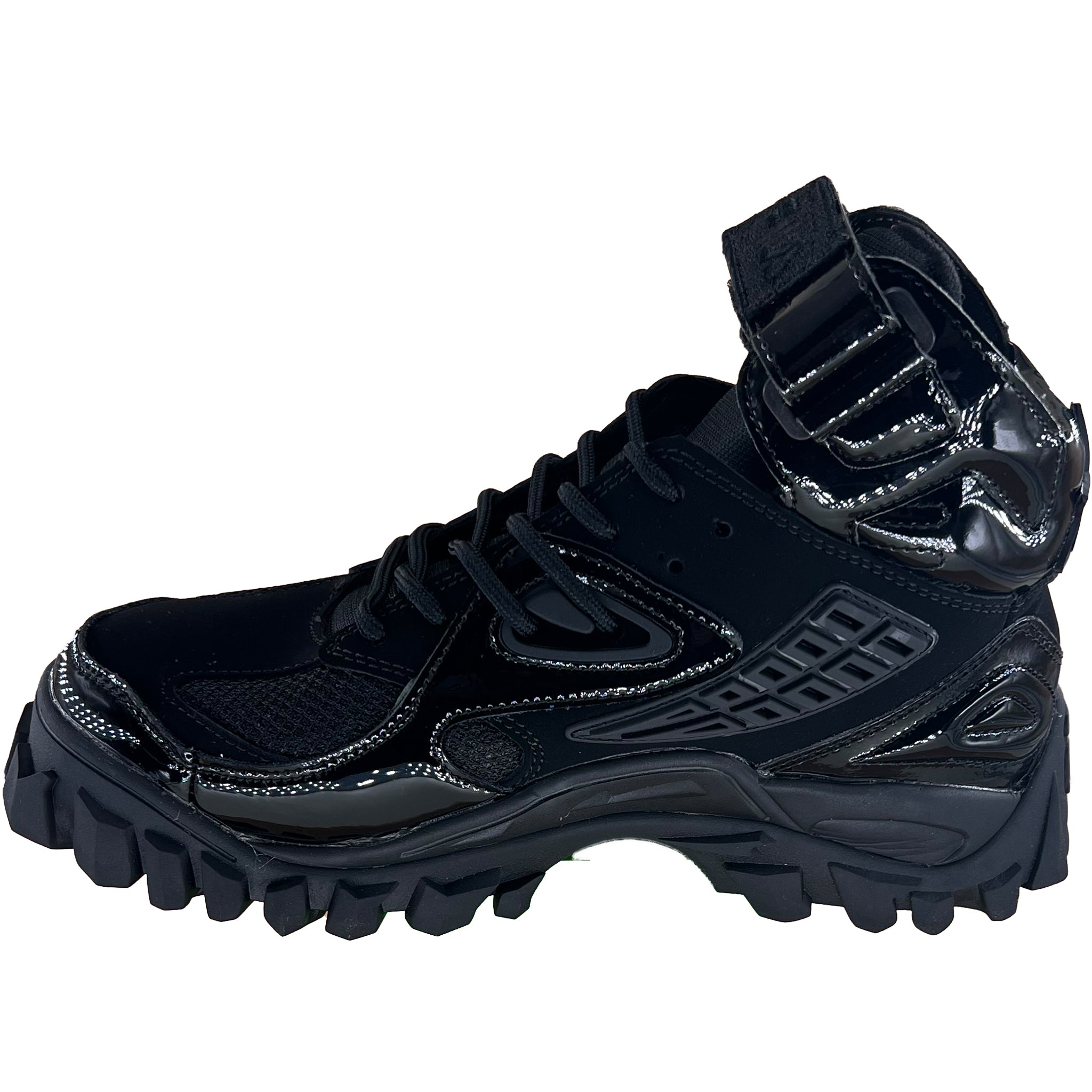 Fila Women s Casual Yak Boots Patent Leather Black 5HM01099 001
