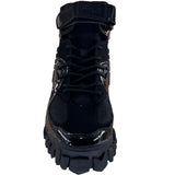 Fila Women's Casual Yak Boots Patent Leather Black 5HM01099-001 ThatShoeStore