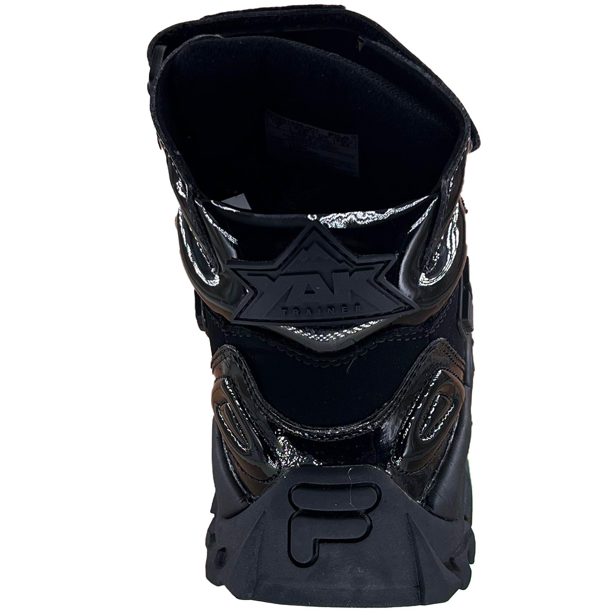 Fila Women's Casual Yak Boots Patent Leather Black 5HM01099-001 