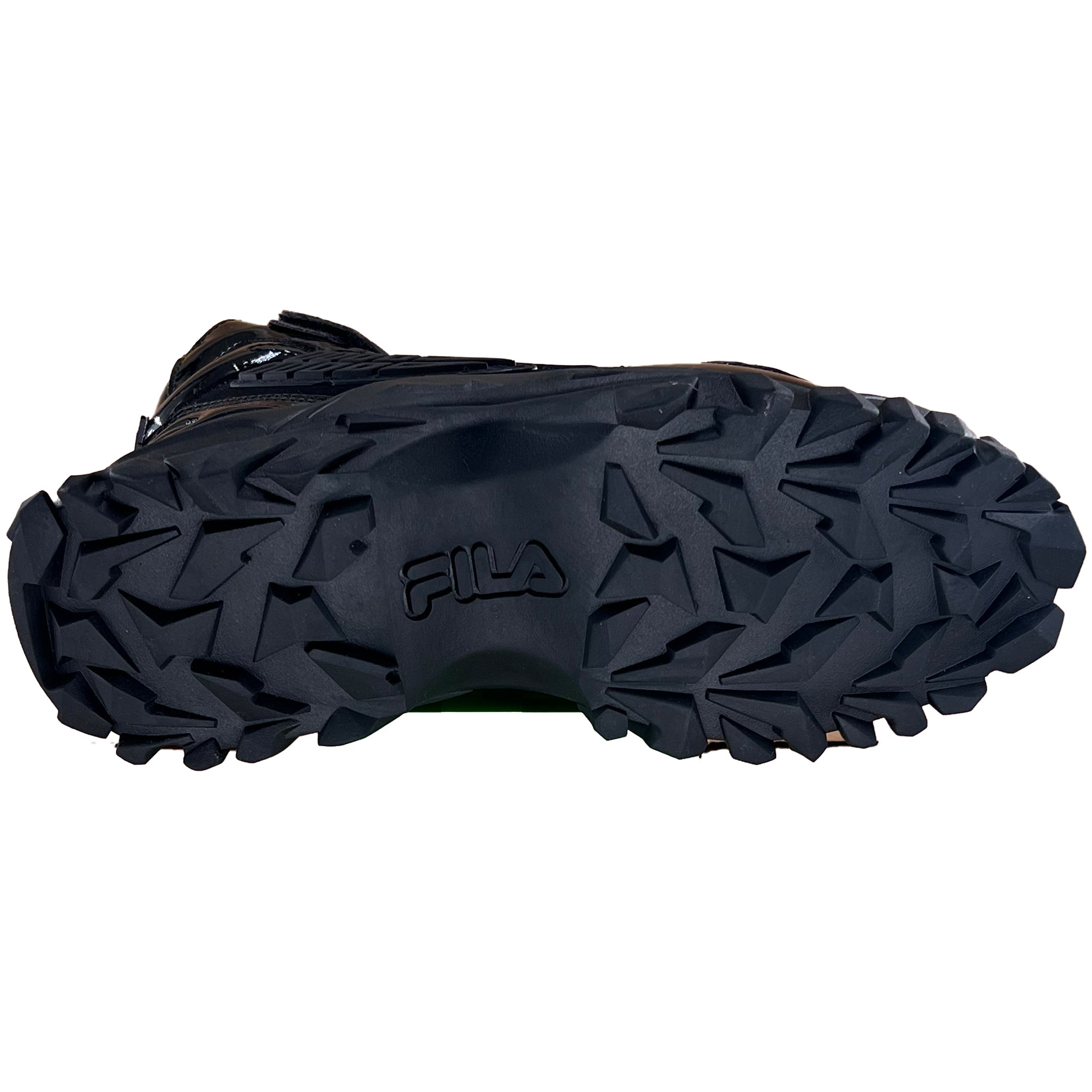 Fila Women s Casual Yak Boots Patent Leather Black 5HM01099 001