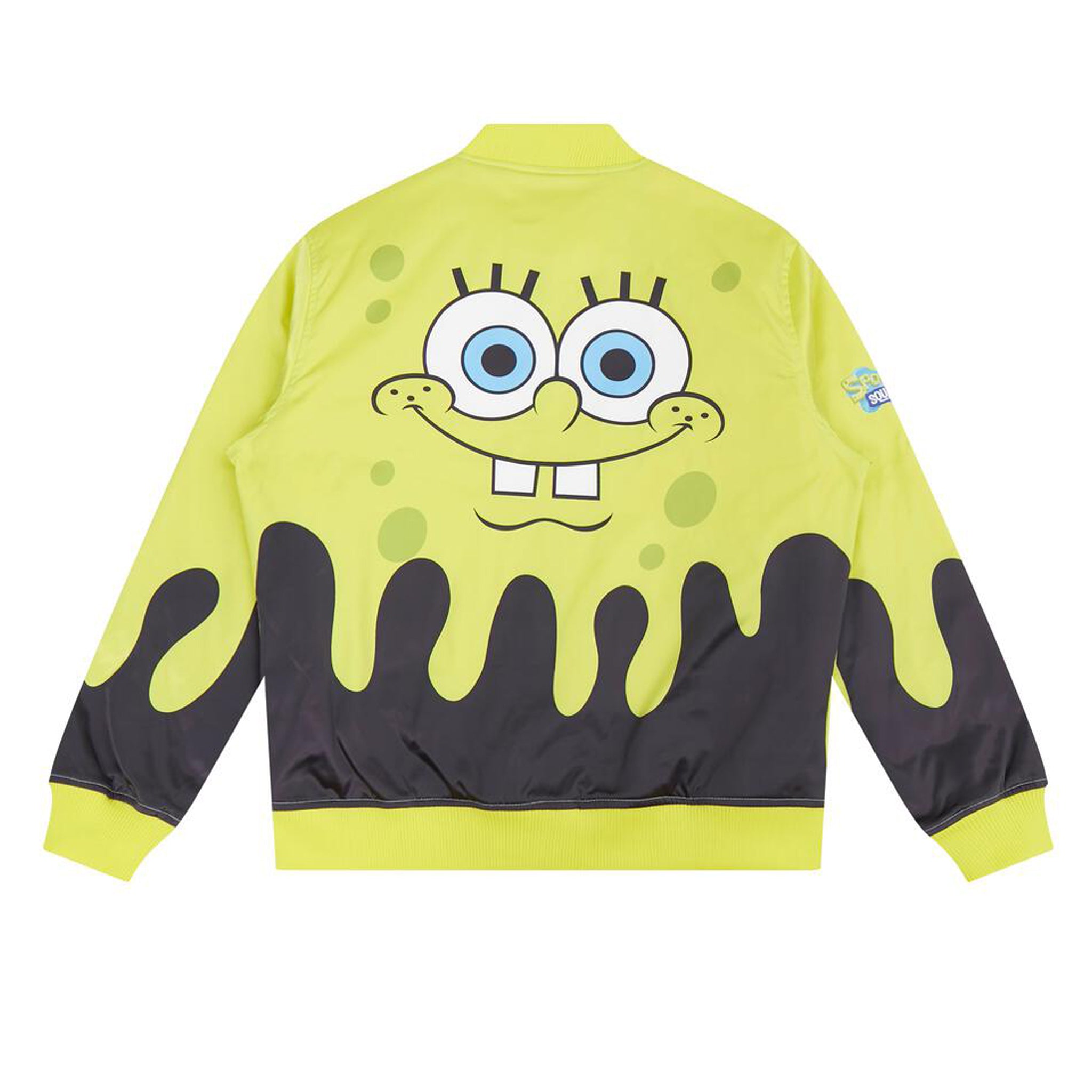 Freeze Max Men s Spongebob Drip Satin Jacket SB60092 That Shoe