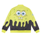 Freeze Max Men's Spongebob Drip Satin Jacket SB60092 ThatShoeStore
