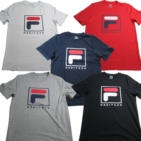 Fila Men's Heritage F Box Logo T-Shirt LM913787
