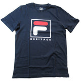 Fila Men's Heritage F Box Logo T-Shirt LM913787 ThatShoeStore