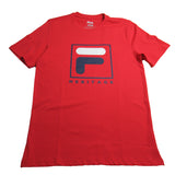 Fila Men's Heritage F Box Logo T-Shirt LM913787 ThatShoeStore