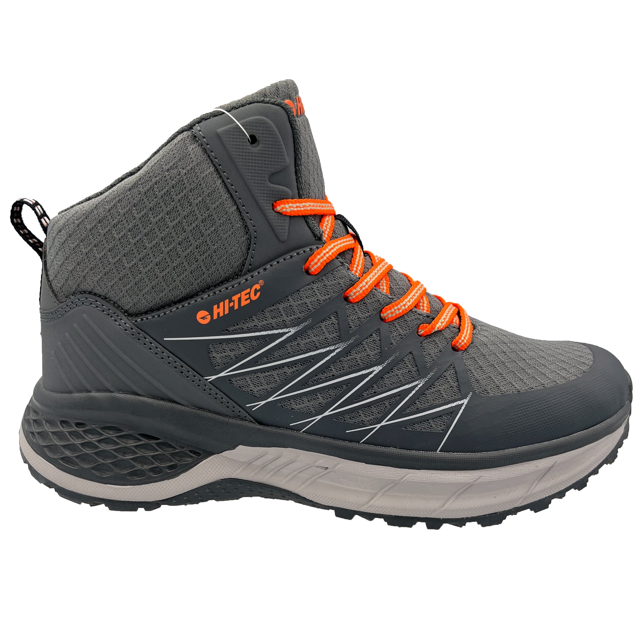 daarna In detail ik heb het gevonden Hi-Tec Men's Destroyer Mid Dark Grey Trail Running Shoes – That Shoe Store  and More