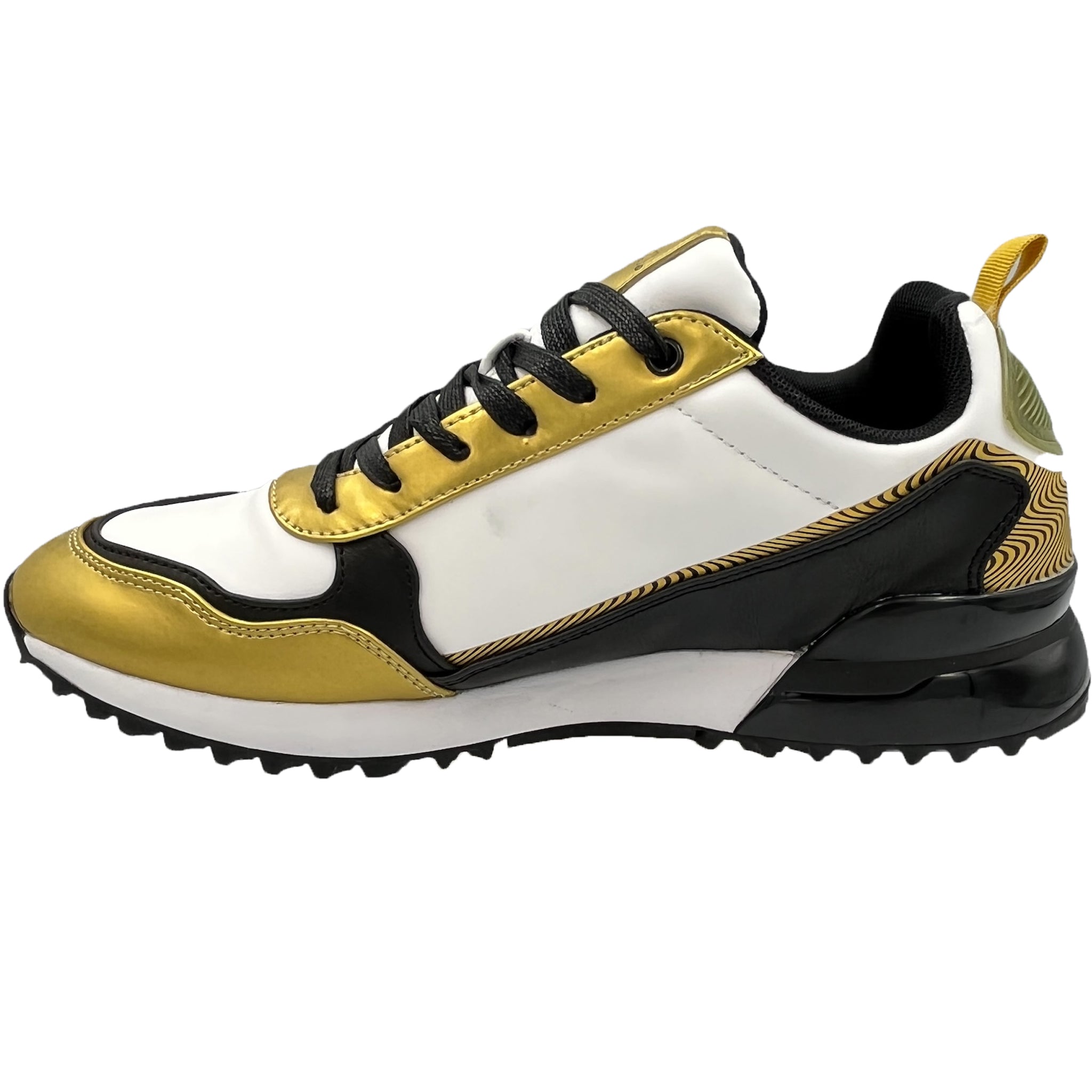 Men's Chunky Sneakers Black-Gold