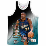 Mitchell & Ness Men's Detroit Pistons Grant Hill Behind the Back Tank Top Jersey ThatShoeStore