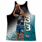 Mitchell & Ness Men's Detroit Pistons Grant Hill Behind the Back Tank Top Jersey ThatShoeStore